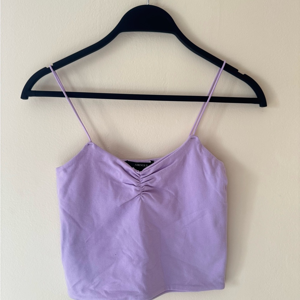 Forever 21 Lavender Gathered Camisole